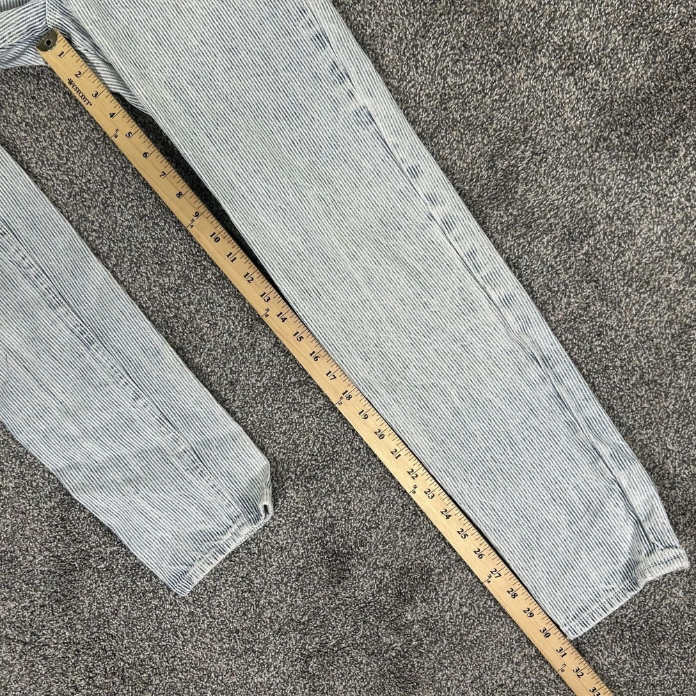 Vintage Levis 501XX Button Fly High Waisted Jean Women Hickory Stripe Denim READ - Picture 11 of 13